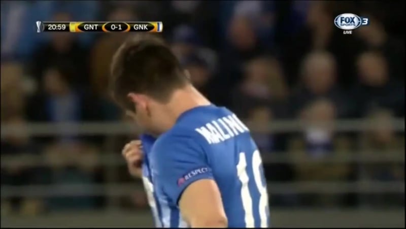Гент 0 1 генк | гол малиновского
