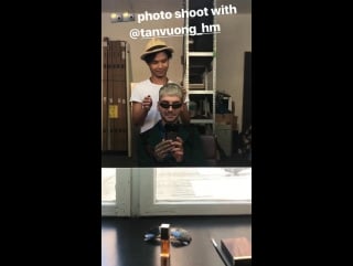 Bill kaulitz instagram stories (18 06 2017) 📷📷 фотосессия с tan vuong