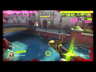 The most insane getaway i've ever done as mercy (all my superjump training paying off!)