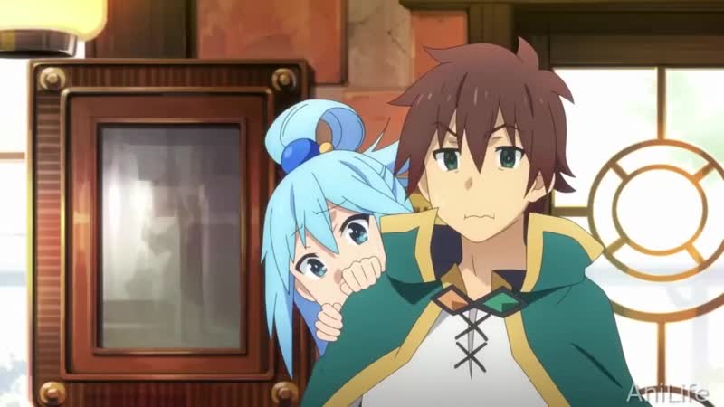 Аниме богиня благословляет этот прекрасный мир 1 2 сезоны + фильм багровая легенда все серии