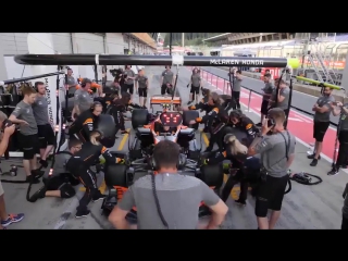 Austrian gp pitstop practice, with a twist