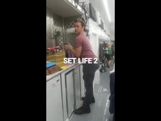 James mcavoy on set itmovie chapter 2