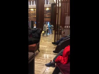 Victoria at the hotel after drama filming (210215)