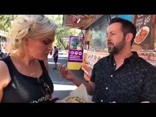 Mc kurt long on food truck tour with actress & activist elaine hendrix