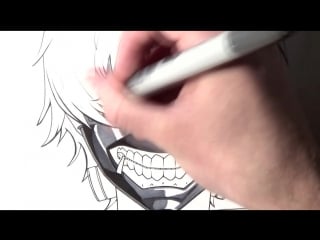 Lets draw kaneki ken from tokyo ghoul fan art friday + art amino!