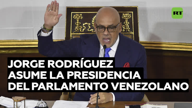 Ratifican a jorge rodríguez como presidente de la asamblea nacional de venezuela