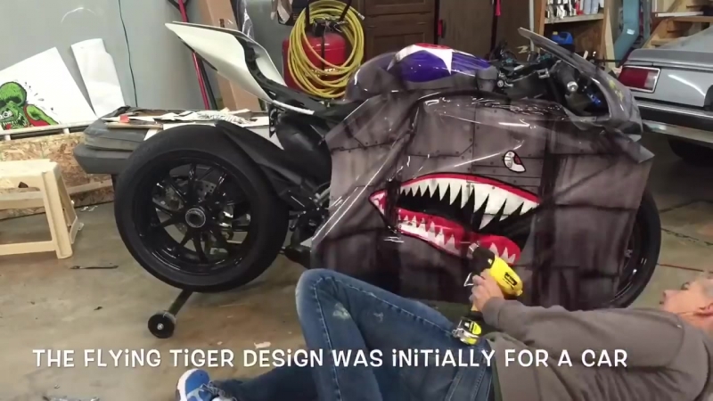 Ducati 1199 flying tiger wrap