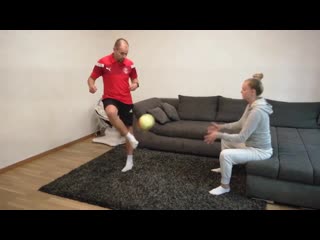 Football passing drills at home 570 passes passing training #1