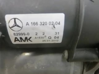 Компрессор пневмоподвески мерседес мл гл 166 насос подвески mercedes w166 x166 a1663200104