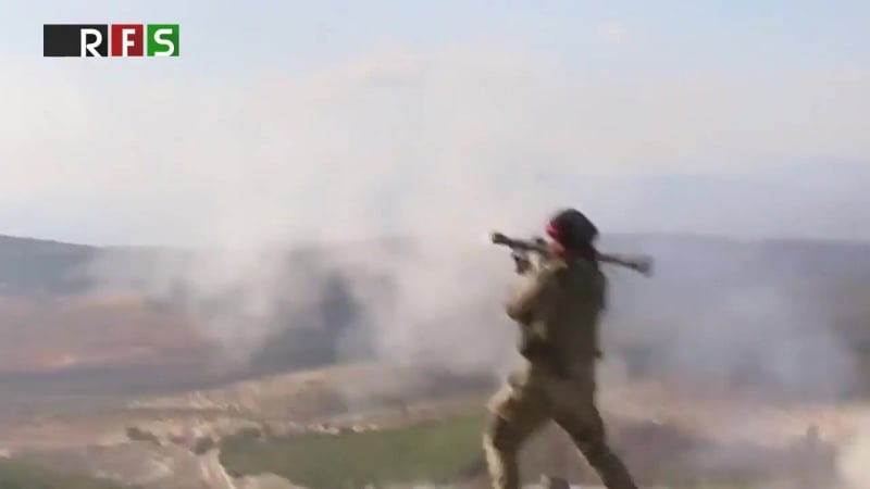 Боевики молодые оппозиции штурмуют гору берсая в курдском кантоне африн