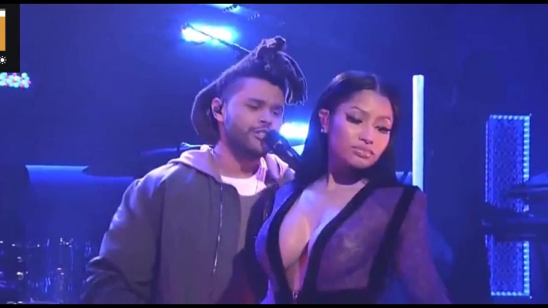 The weeknd ft nicki minaj the hills (live @snl )