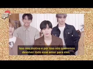 201215 superm in interview with brazilian influencer bianca andrade (taemin cut)