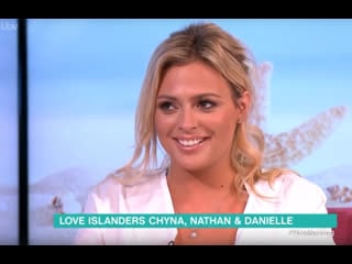 Love island's danielle, nathan, and chyna on being newbies this morning