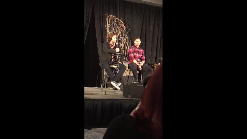 Джеи о реквизитных пистолетах на площадке | spnbur burcon 2016
