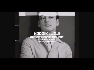 Modzik x joji backstage photoshoot