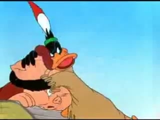 Daffy duck and porky pig boobs in the woods (болваны в лесу)