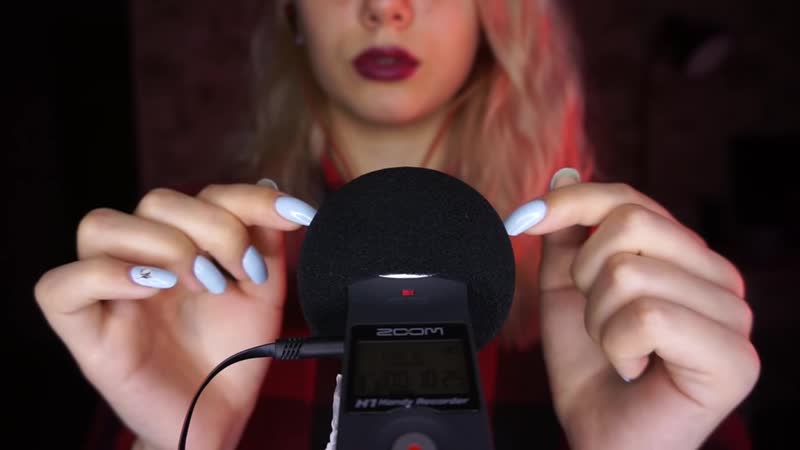 [belochka asmr] asmr microphone scratching | no talking | асмр поглаживание микрофона
