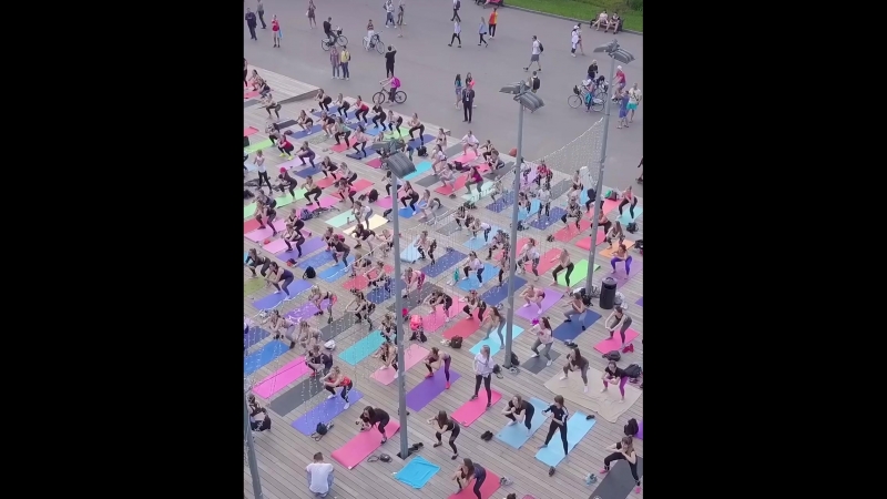 Тренироа в парке горького! самира мустафаева