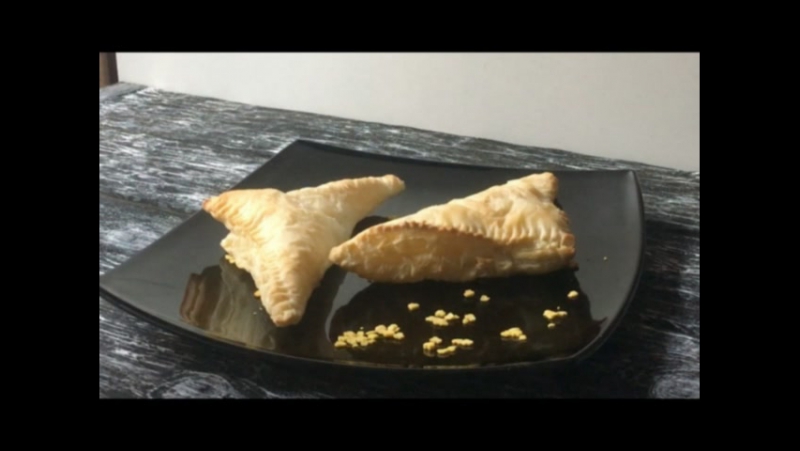 Конвертики с бананом и нутеллой