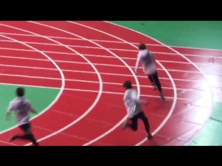 Bts 400m relay (jungkook > hoseok > namjoon > yoongi) @ 2017 isac