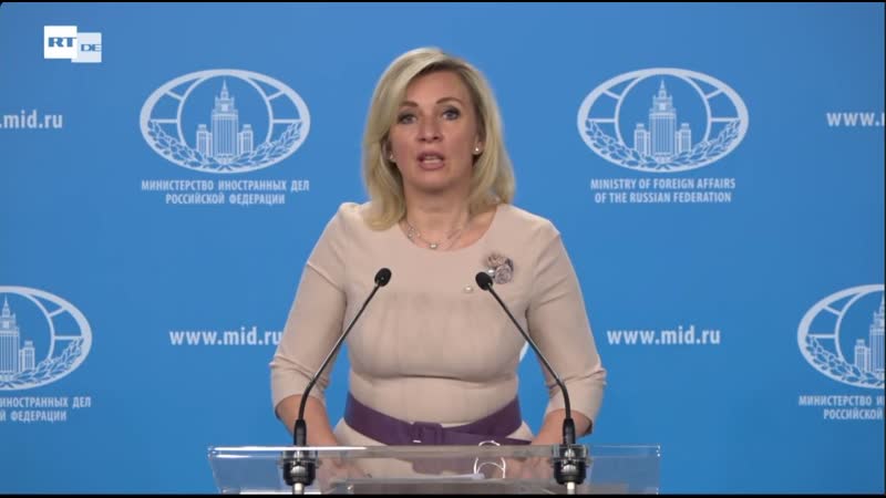 Live pressekonferenz mit aussenamtssprecherin maria sacharowa – deutsche simultanübersetzung