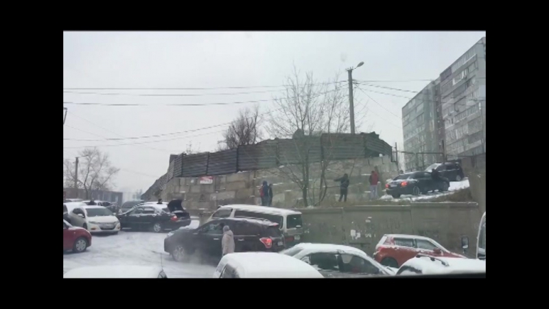 Массовая авария на улице сельской попала на видео