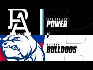 Австралийский футбол port adelaide western bulldogs