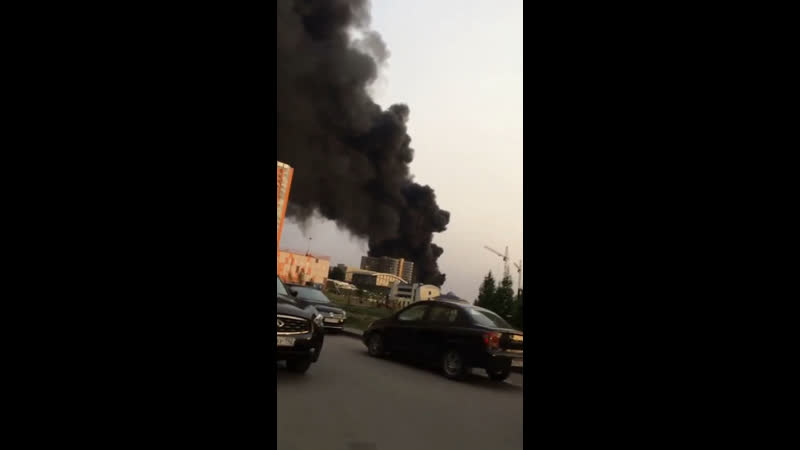 В кемерово горит автоцентр хендай 5 часть