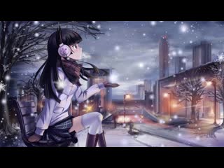 Mylivewallpapers com anime girl snow flakes