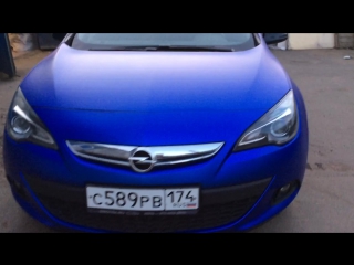 Opel astra plasti dip electric blurple plastidip3