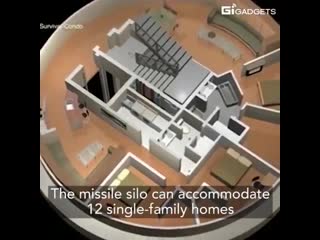 For $3 million you can own a luxury bunker in a converted nuclear missile silo