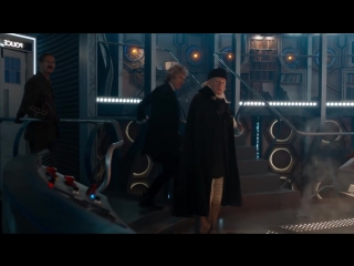 The first doctor enters the twelfth doctors tardis christmas special preview