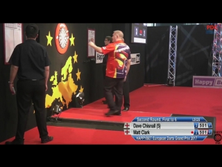 Dave chisnall vs matt clark (european darts grand prix 2017 / round 2)