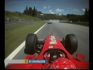 F1 2001 austria schumacher vs montoya