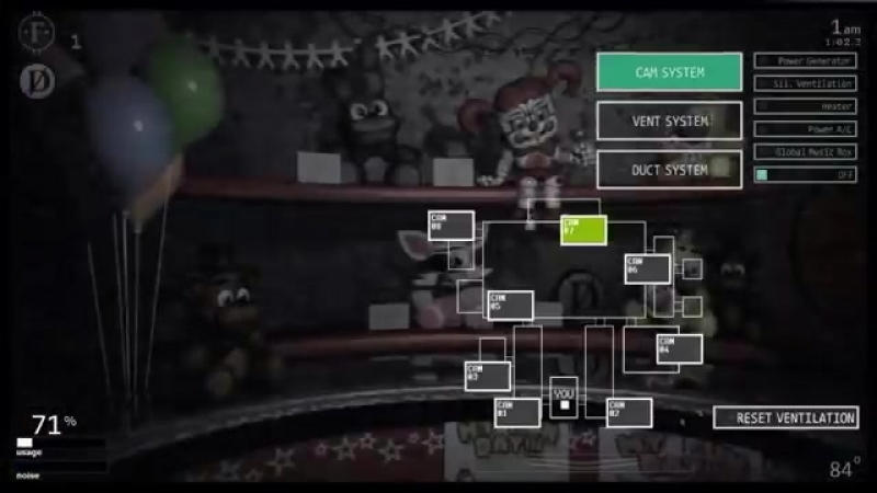 Fnaf 1 2 3 4 5 6 7 скримеры всех фнаф