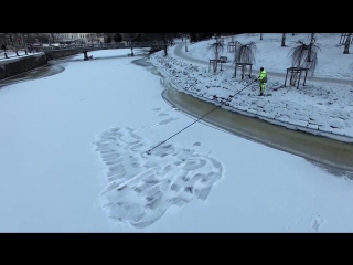 Snösnopp vid askimsbadet till minne av snoppen i vallgraven