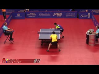 Jun mizutani vs jeoung youngsik | swedish open 2019 (r32)