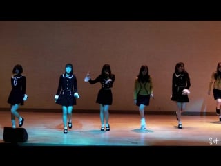 [fancam] 170207 gfriend rough @ sopa graduation ceremony (sinb & umji)