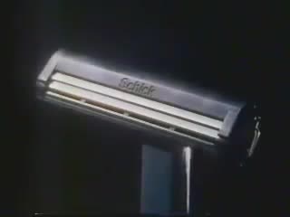 Christopher mayer 1981 schick super ii razor commercial