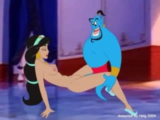Genie forcing his big dick in jasmine s asshole