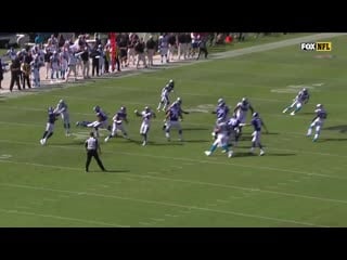 Obj throws double pass to saquon barkley! giants trick