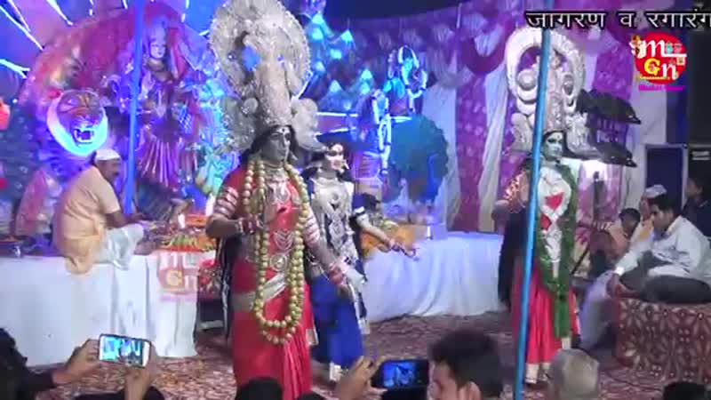 Kali maa ki jhanki,बच्चे भी डर के भागे,kharkhoda,2,jagran 2017,mgn bhakti,sarita viharjagran 2017