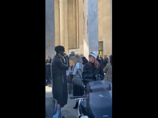 [fancam] 210930 марк на показе rick owens в париже