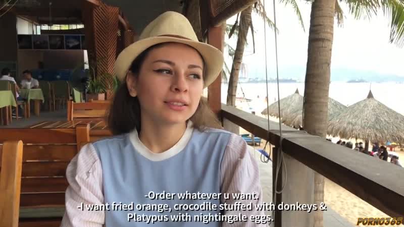 Саратовская телка на арабском курорте сосет член не только образно, но и натурально