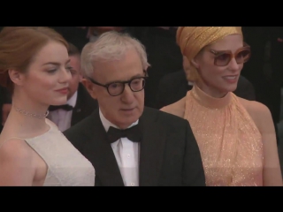 Emma stone, parker posey, woody allen, 'irrational man' red carpet