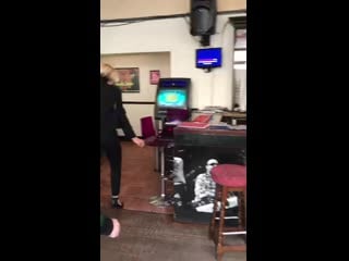 England, but this pub is still missing its classical morbidly obese, close to coma drunk, 20yo miss piggies in tank tops