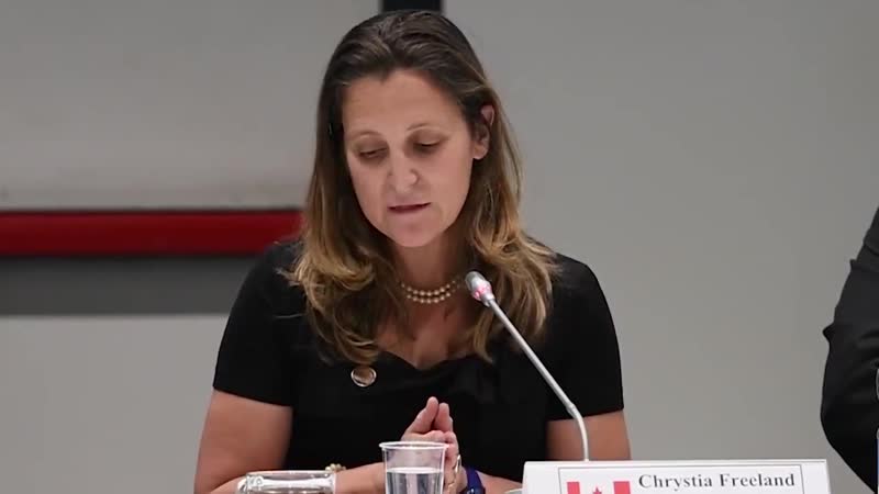 Міністр закордонних справ канади христя фріланд звернулася українською мовою до громадян україни