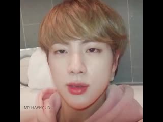 Seokjin is such a cute pouty baby