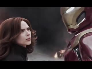 Black widow | natasha romanoff | scarlett johansson | iron man | tony stark | robert downey jr | avengers | vine