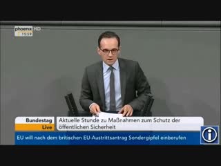 Justizminister heiko maas verplappert sich radikal